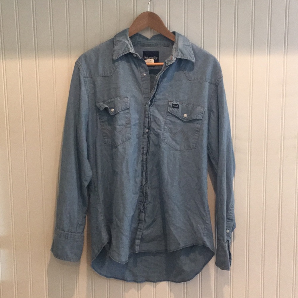 Wrangler cowboy cut work shirt